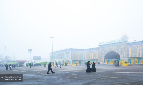 آسمان مه‌گرفته بین‌الحرمین / گزارش تصویری