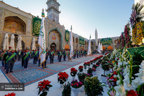 عید بزرگ مبعث در جوار جرم حضرت علی (ع) / گزارش تصویری