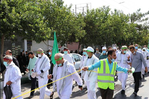 بازگشت کاروان مشهد-کربلا؛ طولانی‌ترین پیاده‌روی اربعین حسینی